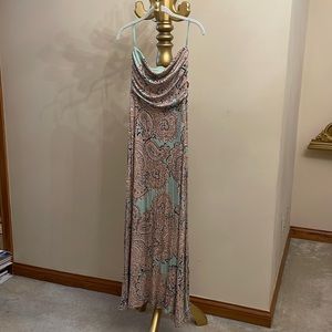 Strapless maxi dress